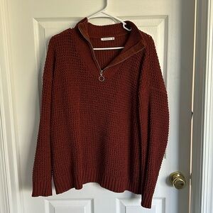 Half zip Sweater size L